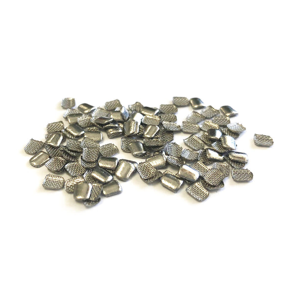 Our Lingual Retainer Pads are machined formed to the correct size to make lingual retainers.