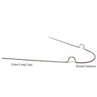 Our new Round Bow Hawley Labial Archwires are manufactured with extra long legs and a round anterior